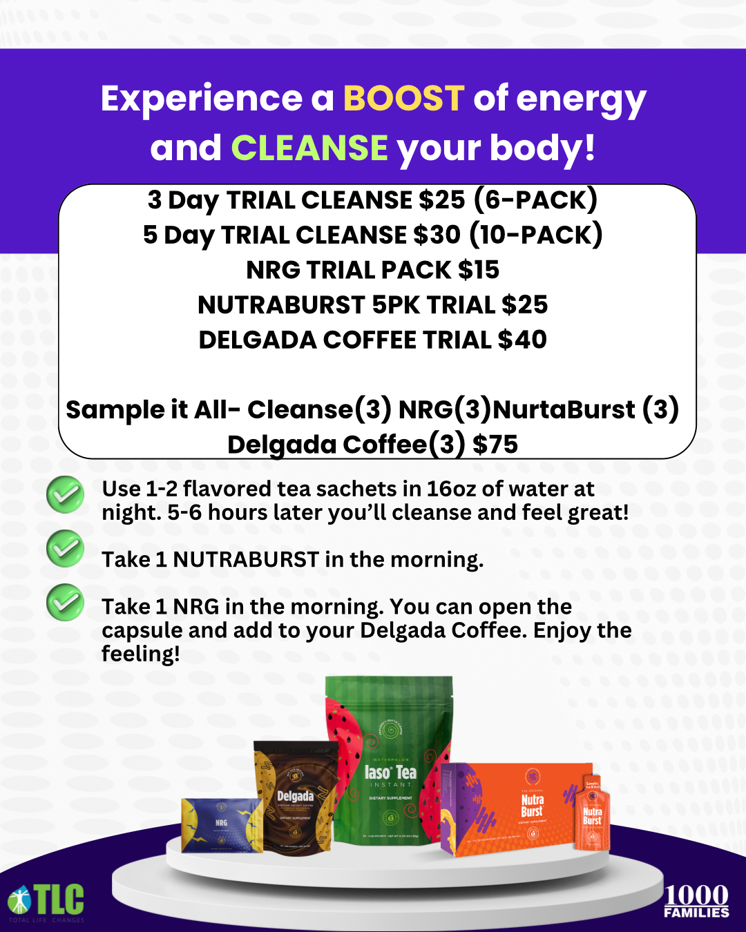 TLC Price List