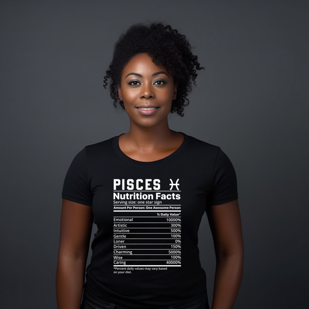 Zodiac Nutrition Facts Shirt