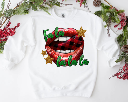FA LA LA LIPS / DTF Transfer 10” width