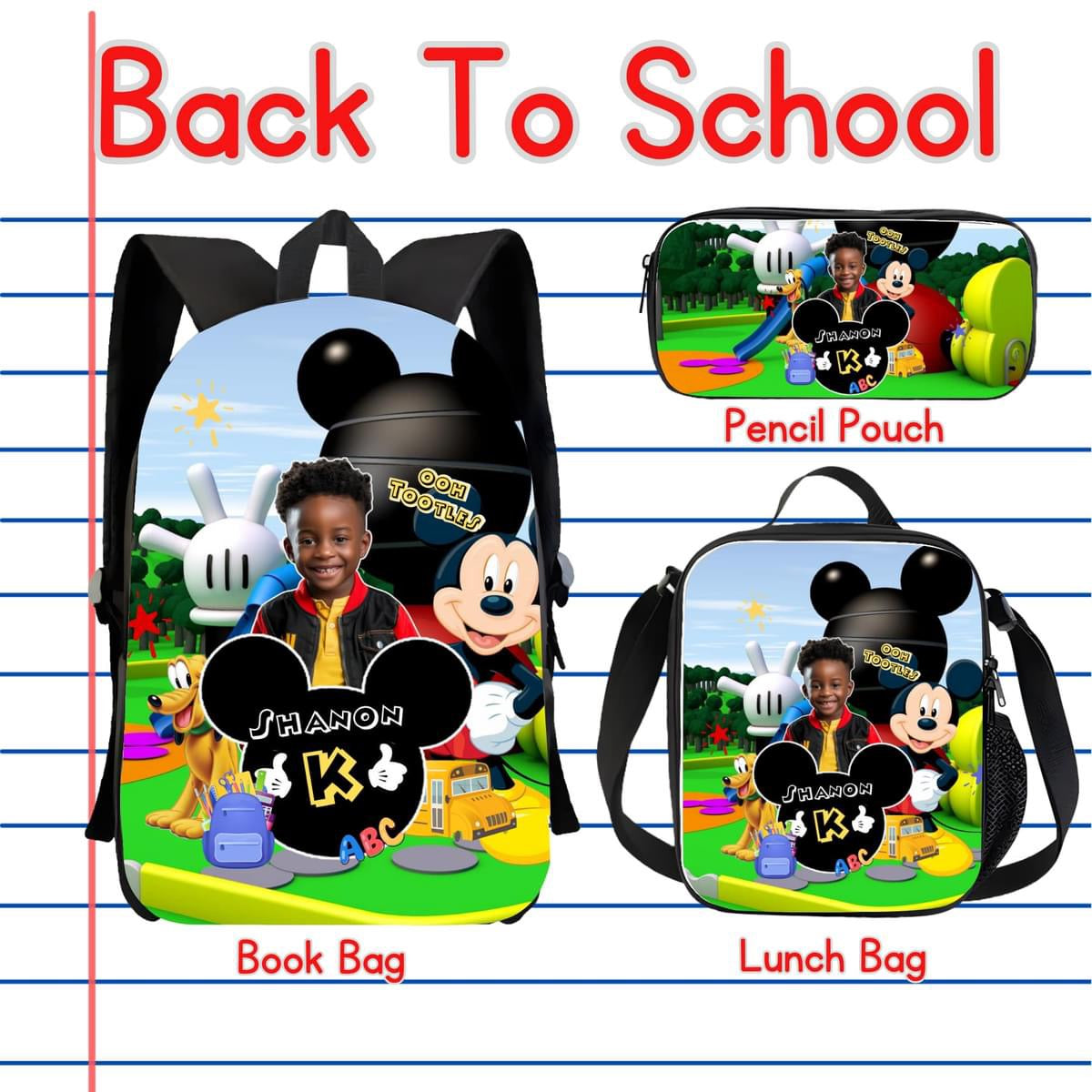 Custom Kid Back Pack