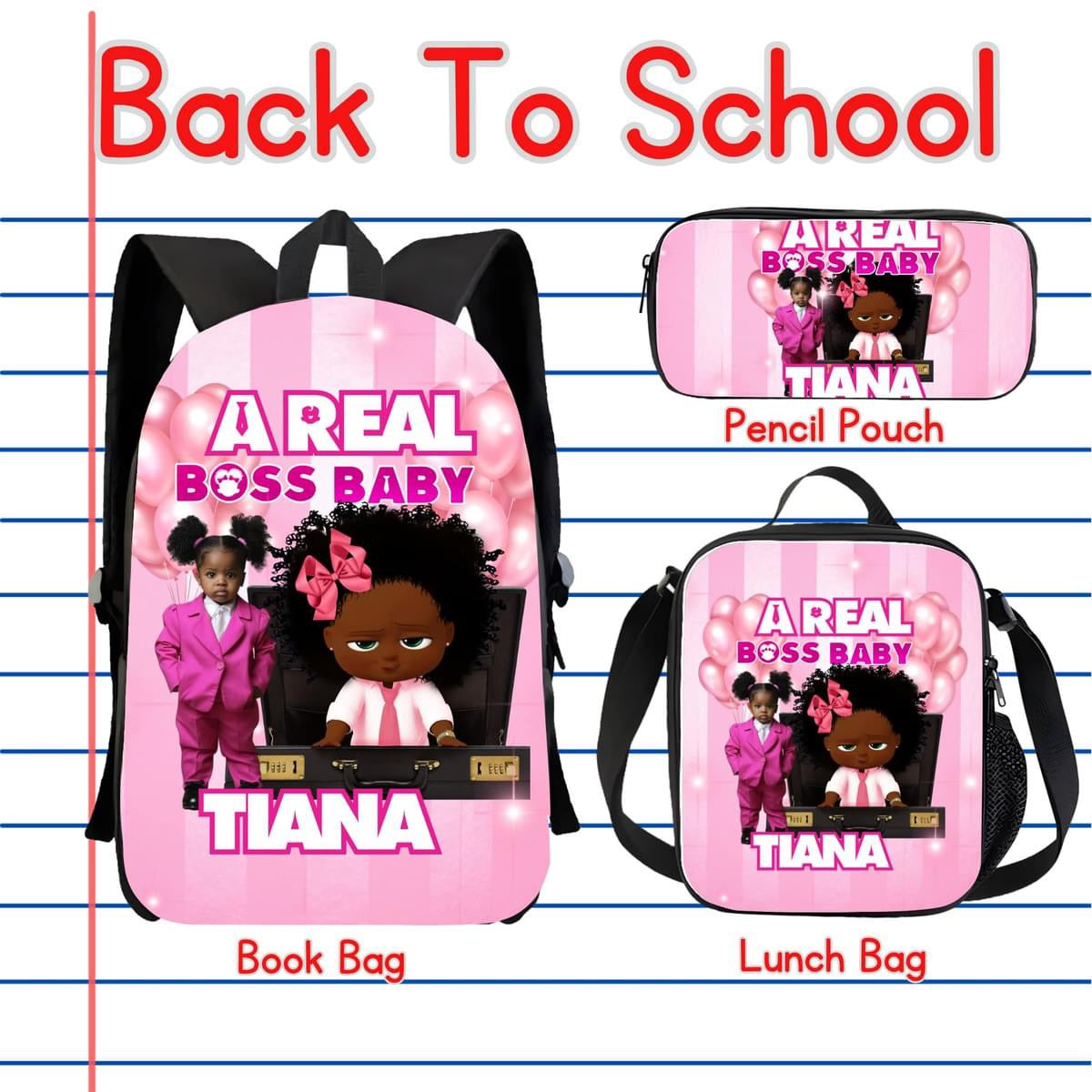 Custom Kid Back Pack