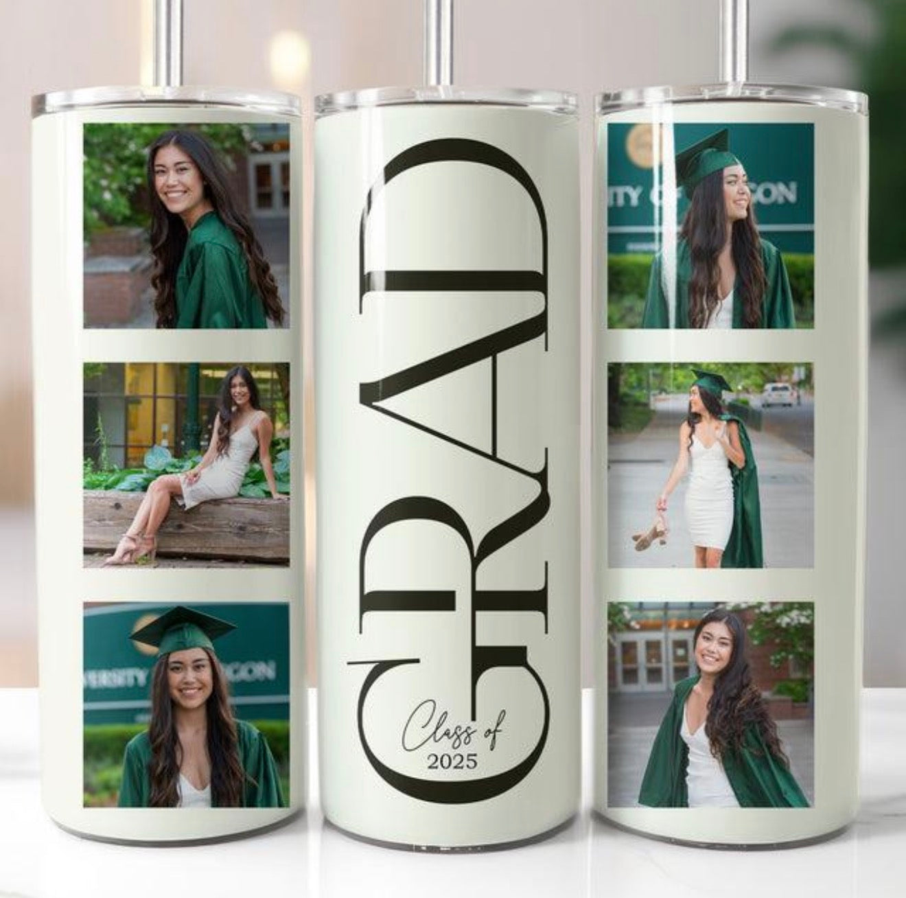 Class of 2026 Personalized Tumbler – Custom Photo & Name