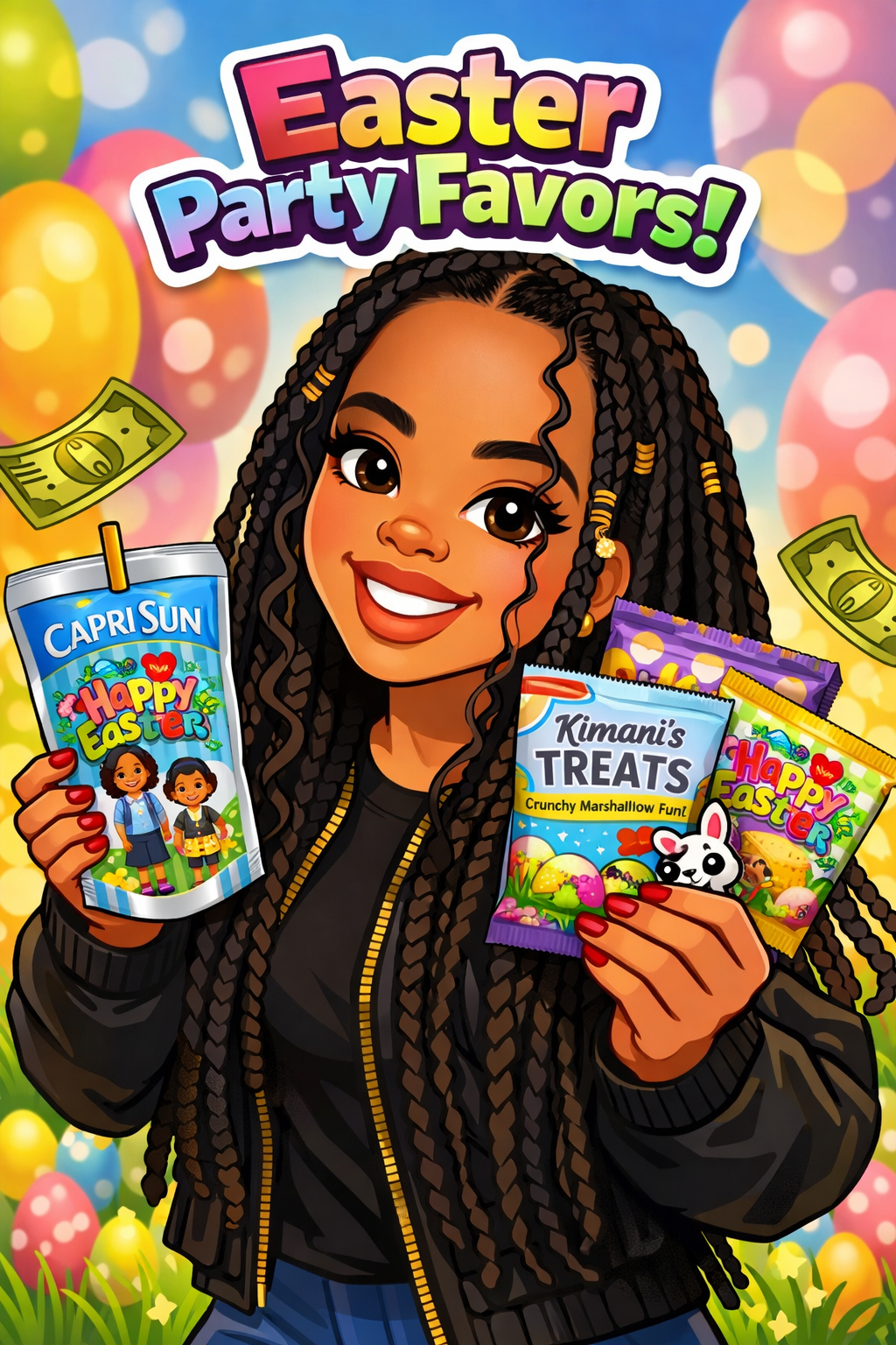 Editable Easter Treat Wrappers for Kids | Instant Download Party Favor Bundle