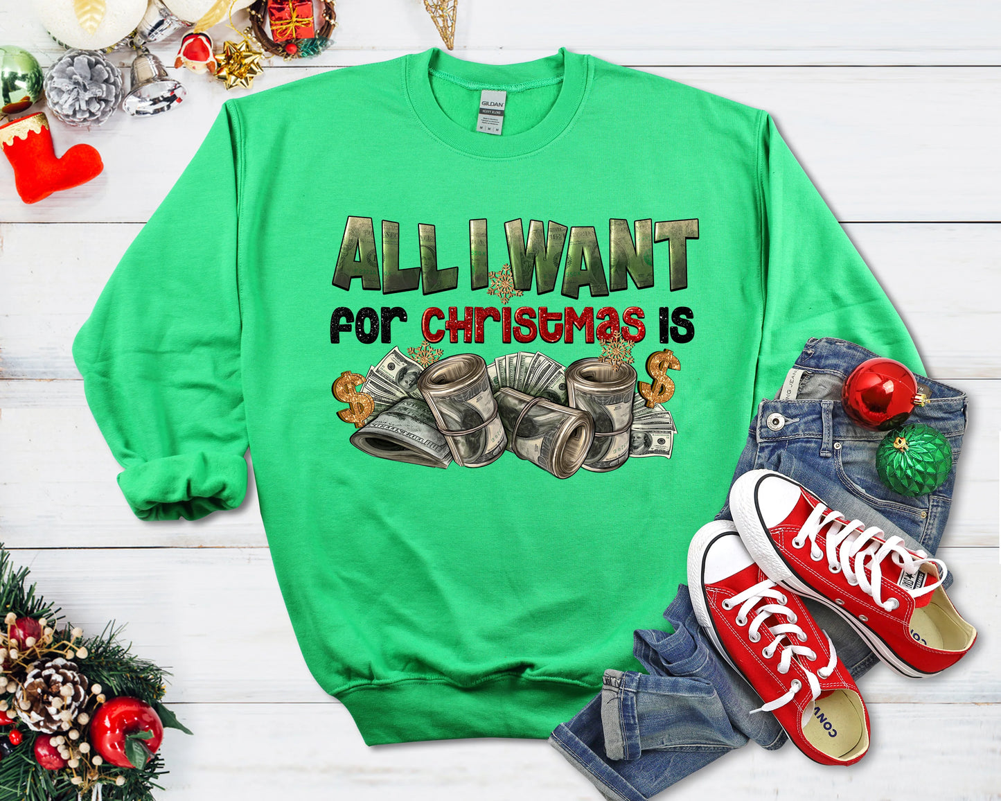 All I want is money rolls / DTF Transfer 10” width